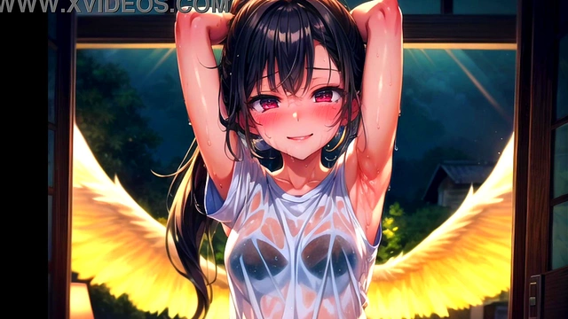 Beautiful young women staring at you while showing off their sexy armpits (hentai) (ai