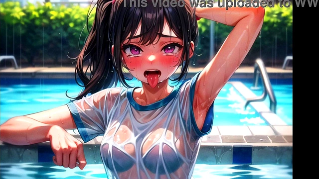 Beautiful young women staring at you while showing off their sexy armpits (hentai) (ai