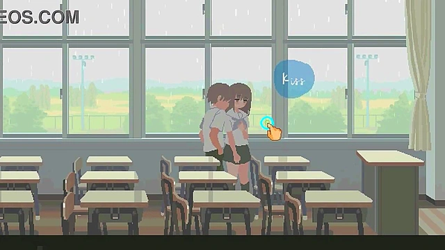 Cute 18 college lady in 6th month for you and me new hentai game