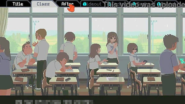 Cute 18 college lady in 6th month for you and me new hentai game