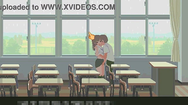 Cute 18 college lady in 6th month for you and me new hentai game