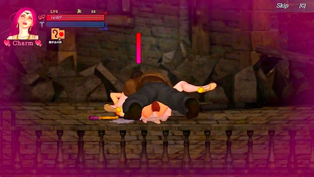 Cute lady having sex with men in Guilty hell ii 2 new erotic hentai game gameplay