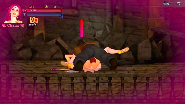 Cute lady having sex with men in Guilty hell ii 2 new erotic hentai game gameplay