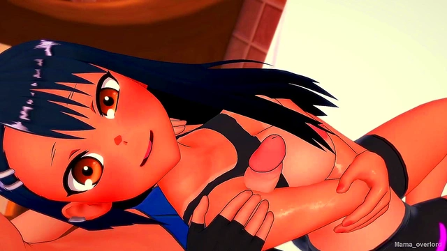 Running jerks off after doing sports Nagatoro is hot (hentai) (adult version)