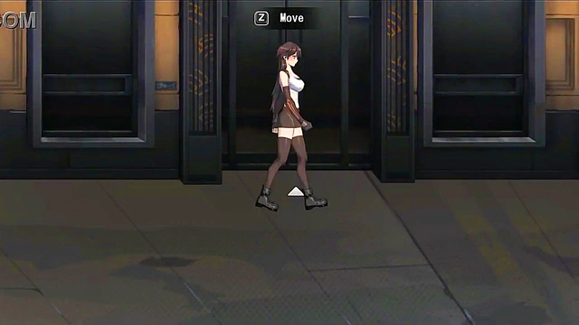 Tifa's cosplay having sex with men in dark city fantasy new hentai gameplay