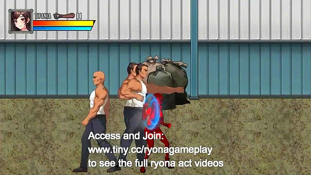 Tifa's cosplay having sex with men in dark city fantasy new hentai gameplay