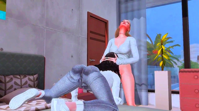 FUTANARI STEPDAUGHTER SEDUCED STEPMOM TO TAKE A HUGE DICK IN HARD SEX AND CHECKED HER