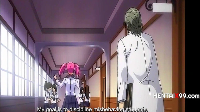 Pervy Teacher Blackmails Campus Lesbians FUCKS THEM STRAIGHT! - Uncensored HENTAI