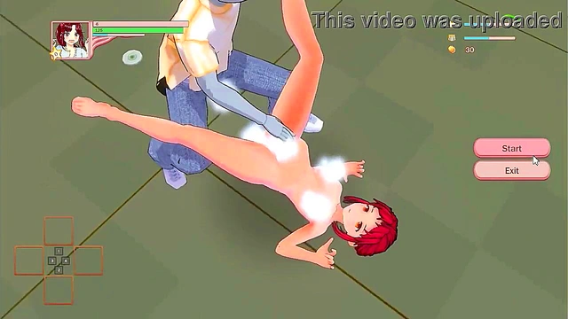 Red haired lady having sex in curs pantsu new porn hentai game video