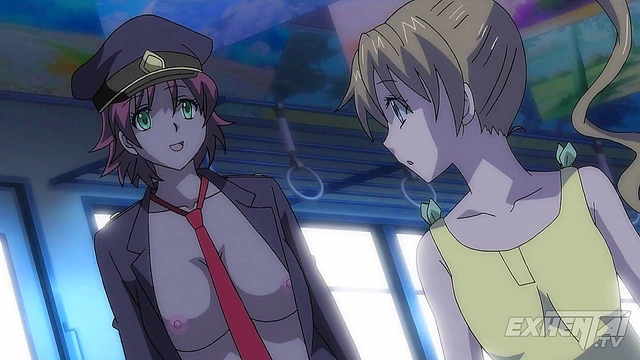 I fall on a horny milf's tits - Hentai uncensored