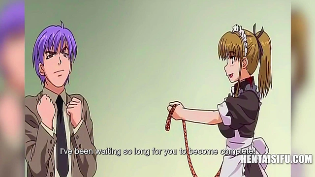 She Wants To Be The Best Big Tits Maid In The World - HENTAI