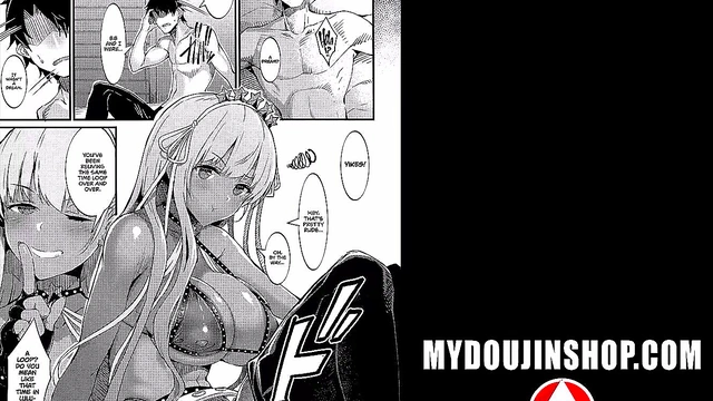 My Doujin Shop - Anime Girl Shows of Her Big Tits Falling Out of a Bikini ~ Almost