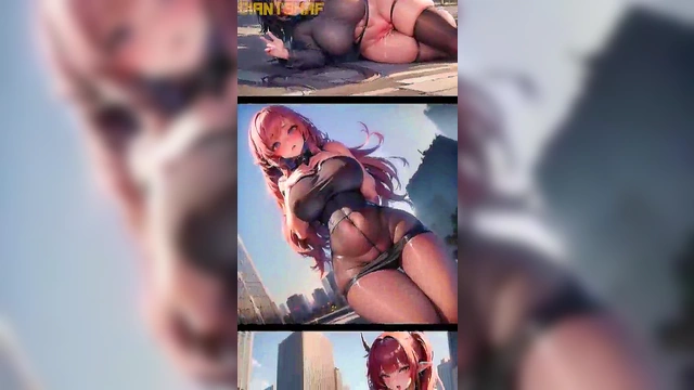 (AI Images) Giantess Hentai Collection 01 - Giants HAF