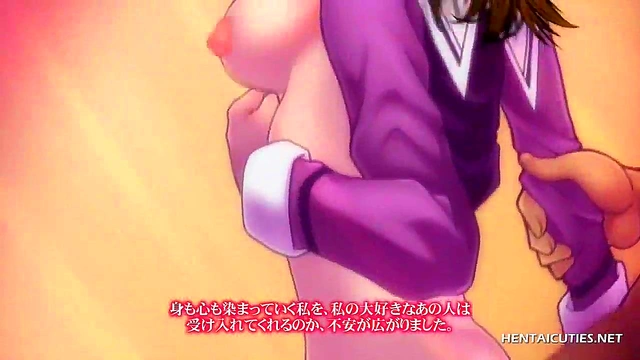 Busty teen hentai gets her wet tight pussy fucked hard