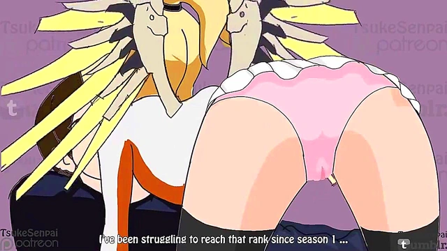Overwatch 2D fan Hentai - Mercy X Hanzo