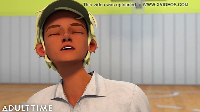 ADULT TIME - Big Titty Hentai Gym Teacher Shows The Class How To Give Head