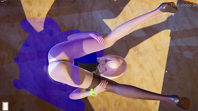 Big Tits Long legs being played in the Park in Hentai