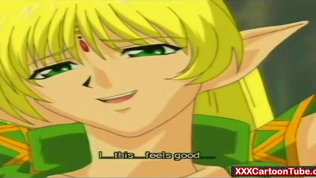 Elf hentai girl fucked in a magic forest