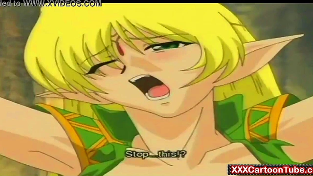 Elf hentai girl fucked in a magic forest