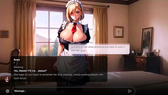 [Erotic Story] Suspicious Big Tits Blonde Maid With Paranoic Master AI Sexting Uncensored