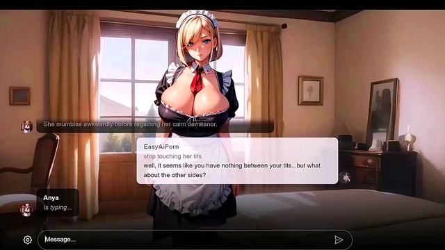 [Erotic Story] Suspicious Big Tits Blonde Maid With Paranoic Master AI Sexting Uncensored