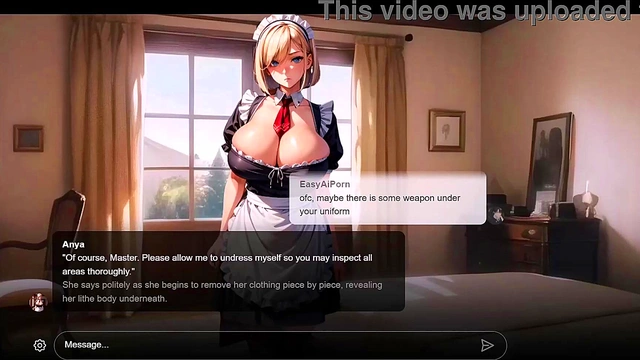 [Erotic Story] Suspicious Big Tits Blonde Maid With Paranoic Master AI Sexting Uncensored
