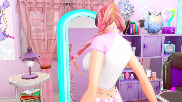 lustful stream blogger got hard anal sex from al haytham from genshin impact sims me