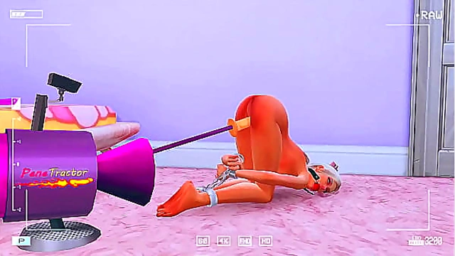 perverted stepdaughter checks deep throat in front of the camera for her stepfather sims