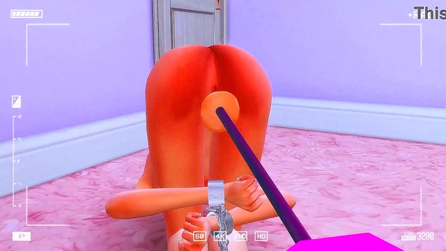 perverted stepdaughter checks deep throat in front of the camera for her stepfather sims