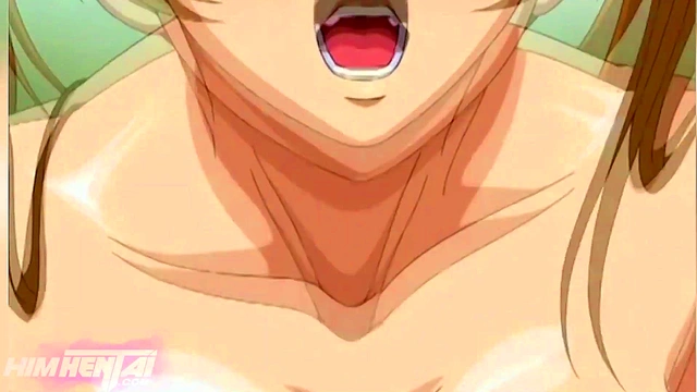 My classmate cums on my tits - Hentai uncensored