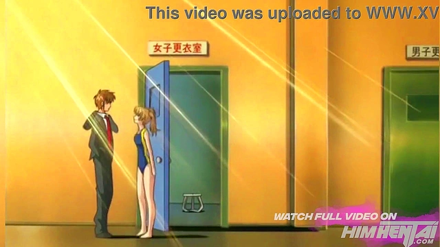 My classmate cums on my tits - Hentai uncensored