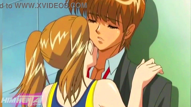 My classmate cums on my tits - Hentai uncensored