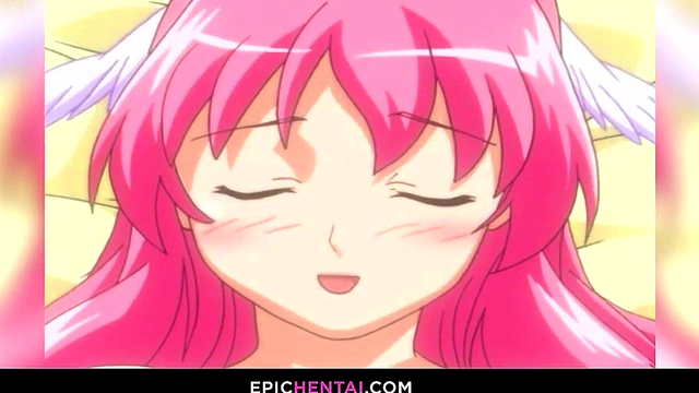 Huge titted hentai girl lost her virginity with creampie