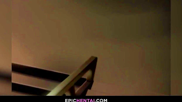 Huge titted hentai girl lost her virginity with creampie