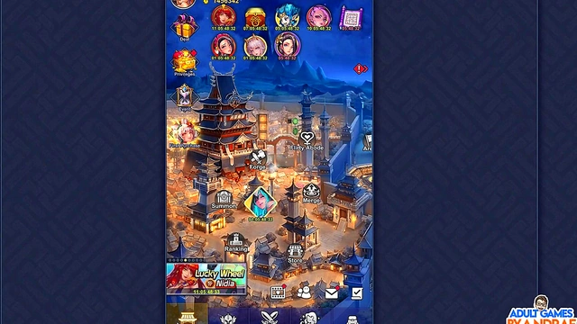 Meiyueh's Torrid Kissing and Humping Sex Scene 3 [Moon Night Sex of Waterfall - King of