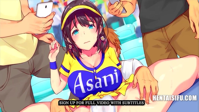 Big Hooters Fucked In A Stadium - Hentai With Subs