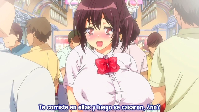 FUCKING BIG BIG STUDENTS ON HENTAI TRAIN