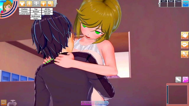 Hentai Koikatsu Class Babe Luna Loves Teasing Boys With Her Body