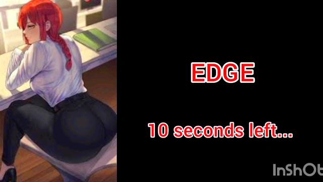 JOI hentai your dick dominates Makima - Chainsaw man porn anime Jerk off instructions