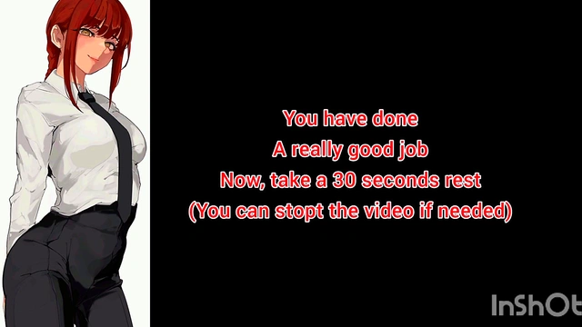 JOI hentai your dick dominates Makima - Chainsaw man porn anime Jerk off instructions