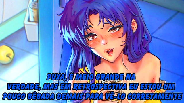 Misato cares for you - Joi Hentai (Pt-Br)