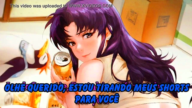 Misato cares for you - Joi Hentai (Pt-Br)