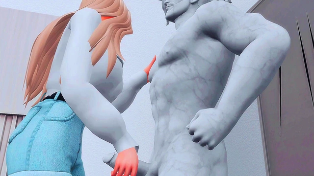 perverted teen had hard sex with an animated statue sims me hentai sfm