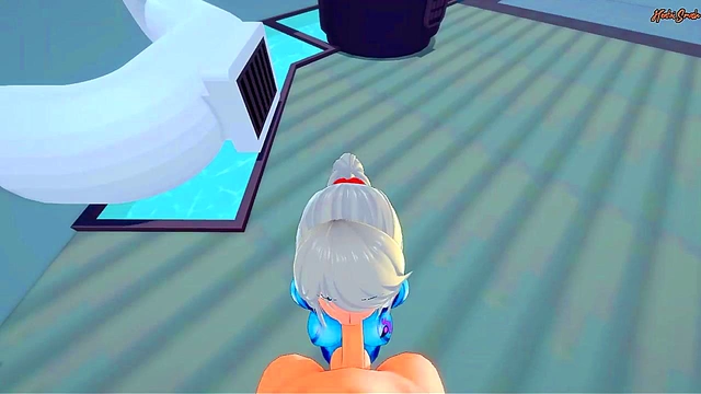 Samus gets a POV facial before getting a missionary creampie - Metroid Hentai