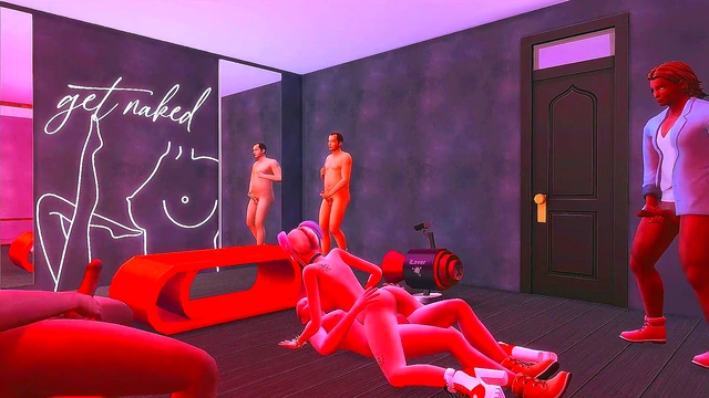 audacious harley quinn became a sex slave of a group of perverted big members who