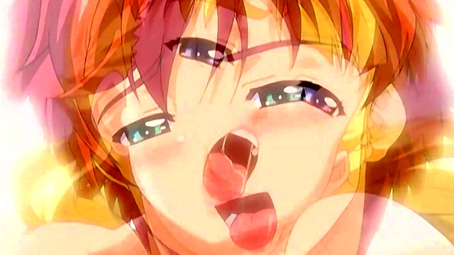 HENTAI: two horny GIRLS have THREESOME sex with FRIEND