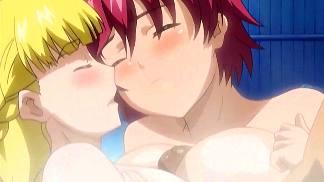 HENTAI: two horny GIRLS have THREESOME sex with FRIEND