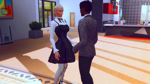 SEXY MAID WAS INTERVIEWED FOR HARD ANAL SEX BY THE BBC (SIMS 4 HENTAI SFM)