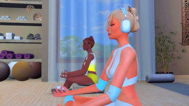 LUSTFUL LESBIAN SLUTS HAD DIRTY SEX IN THE GYM (SIMS ANIME HENTAI SFM)