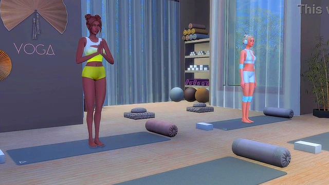 LUSTFUL LESBIAN SLUTS HAD DIRTY SEX IN THE GYM (SIMS ANIME HENTAI SFM)